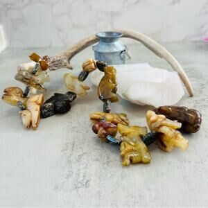 Carved Nephrite Jade Chinese Zodiac Animal Wall Art Lunar New Year